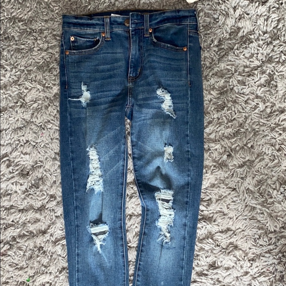 Aeropostale ripped jeans